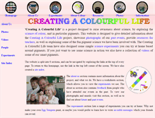 Tablet Screenshot of creatingacolourfullife.co.uk